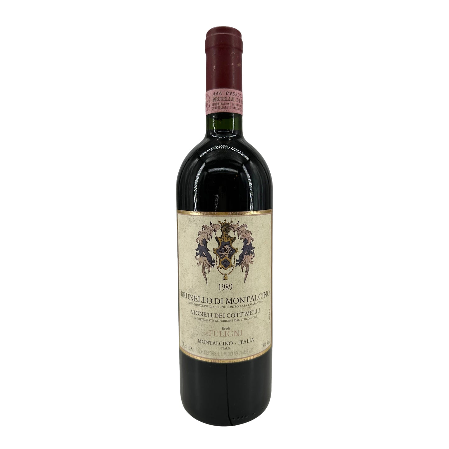 1989 Fuligni Brunello di Montalcino Vigneti dei Cottimelli 750ml