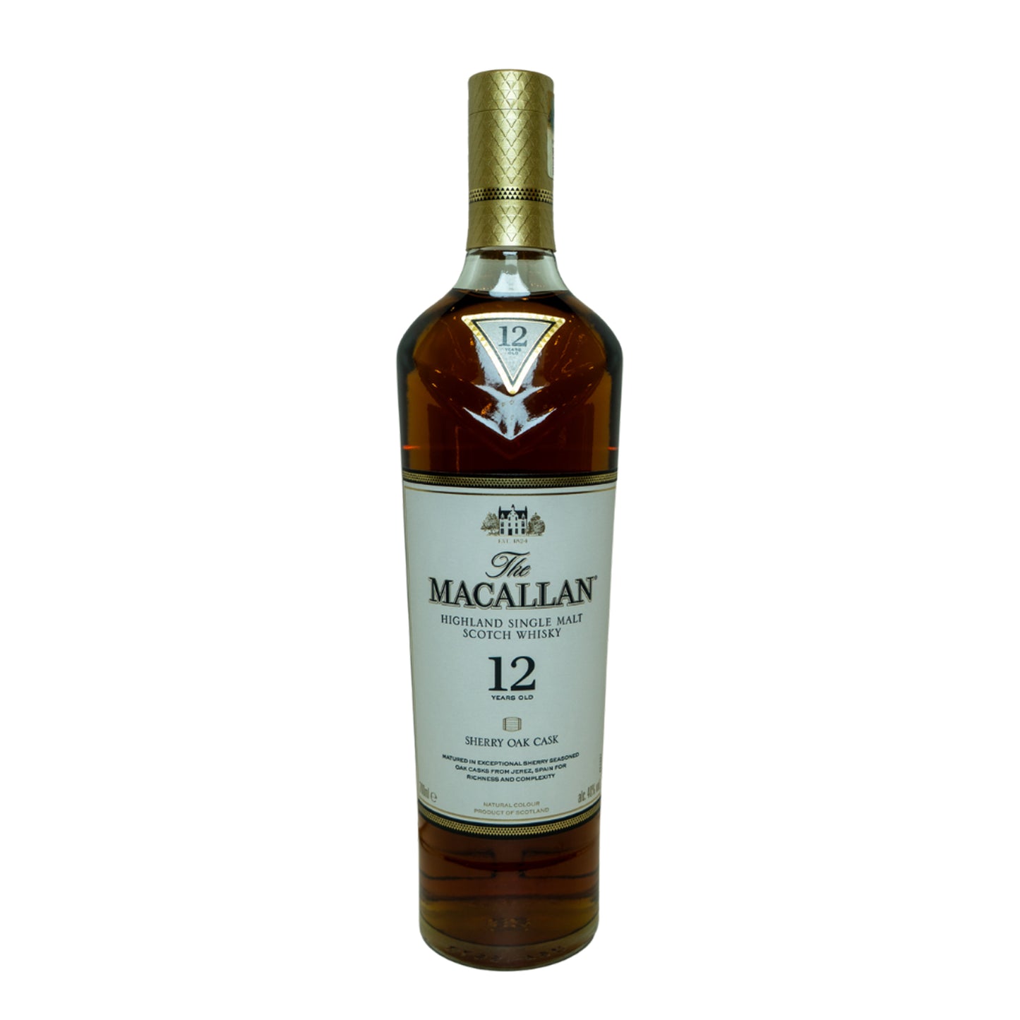 Macallan 12 Years Sherry Oak Single Malt 40% 700ml