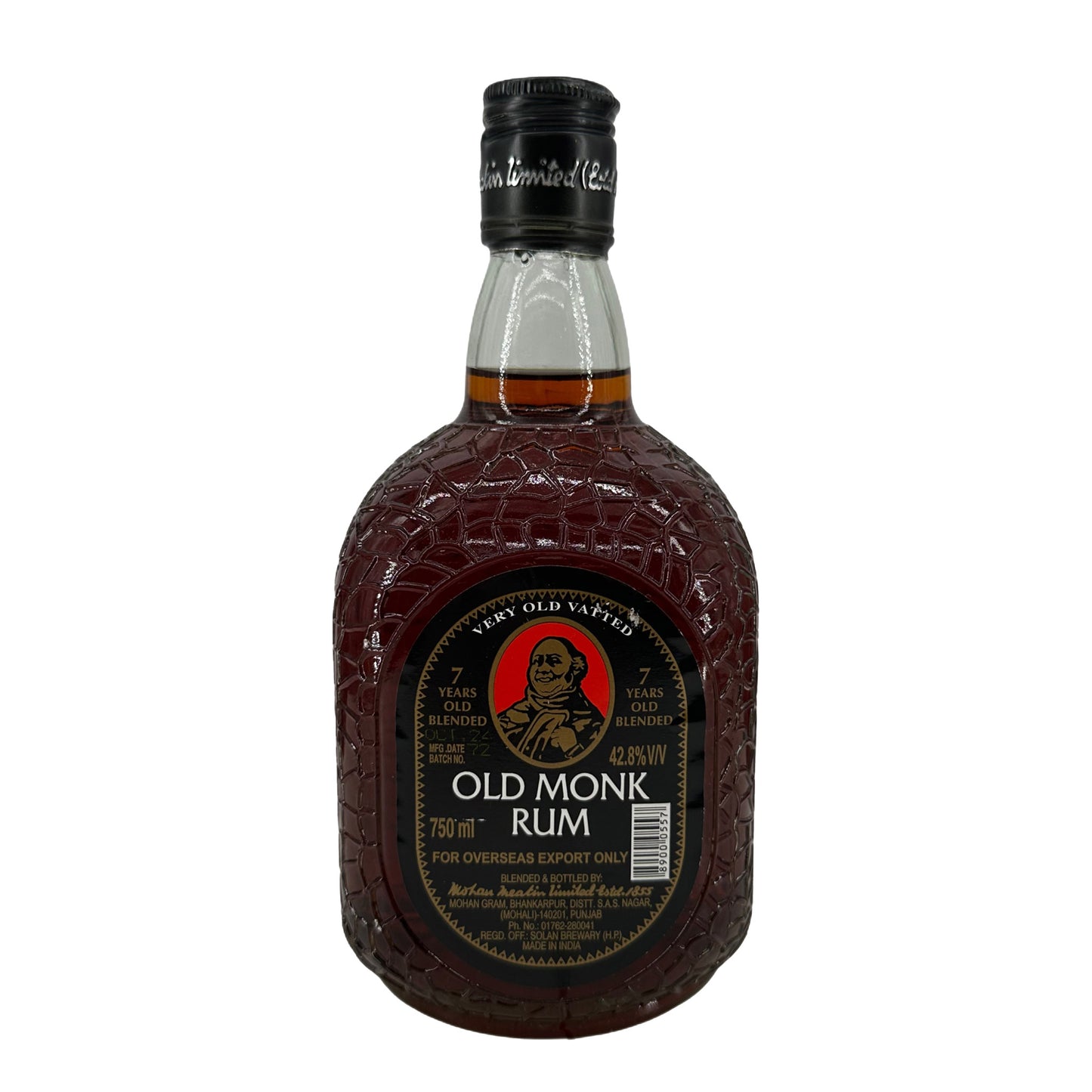 Old Monk Dark Rum 42.8% 750ml