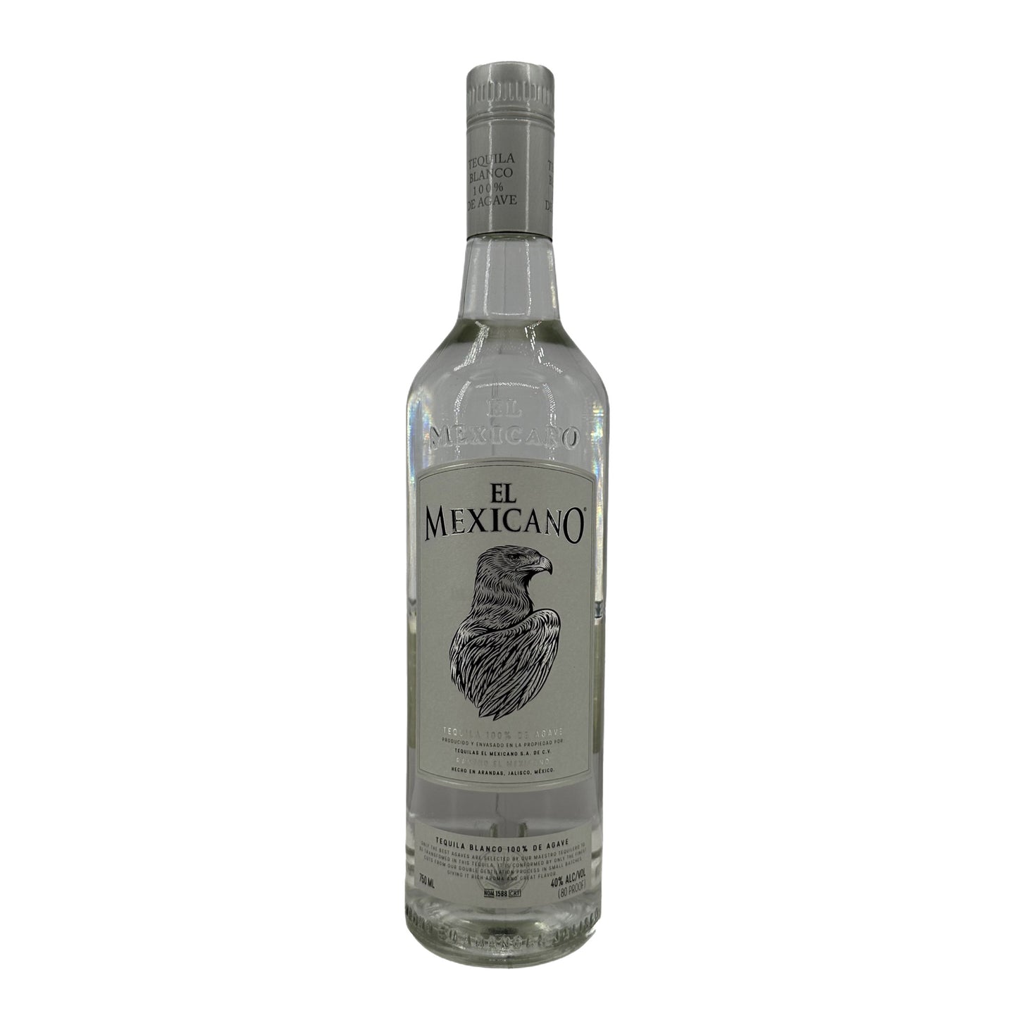El Mexicano Blanco Tequila 750ml