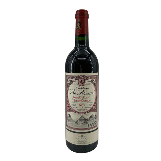 2003 Chateau Le Prieure Saint-Emilion Grand Cru Classe 750ml