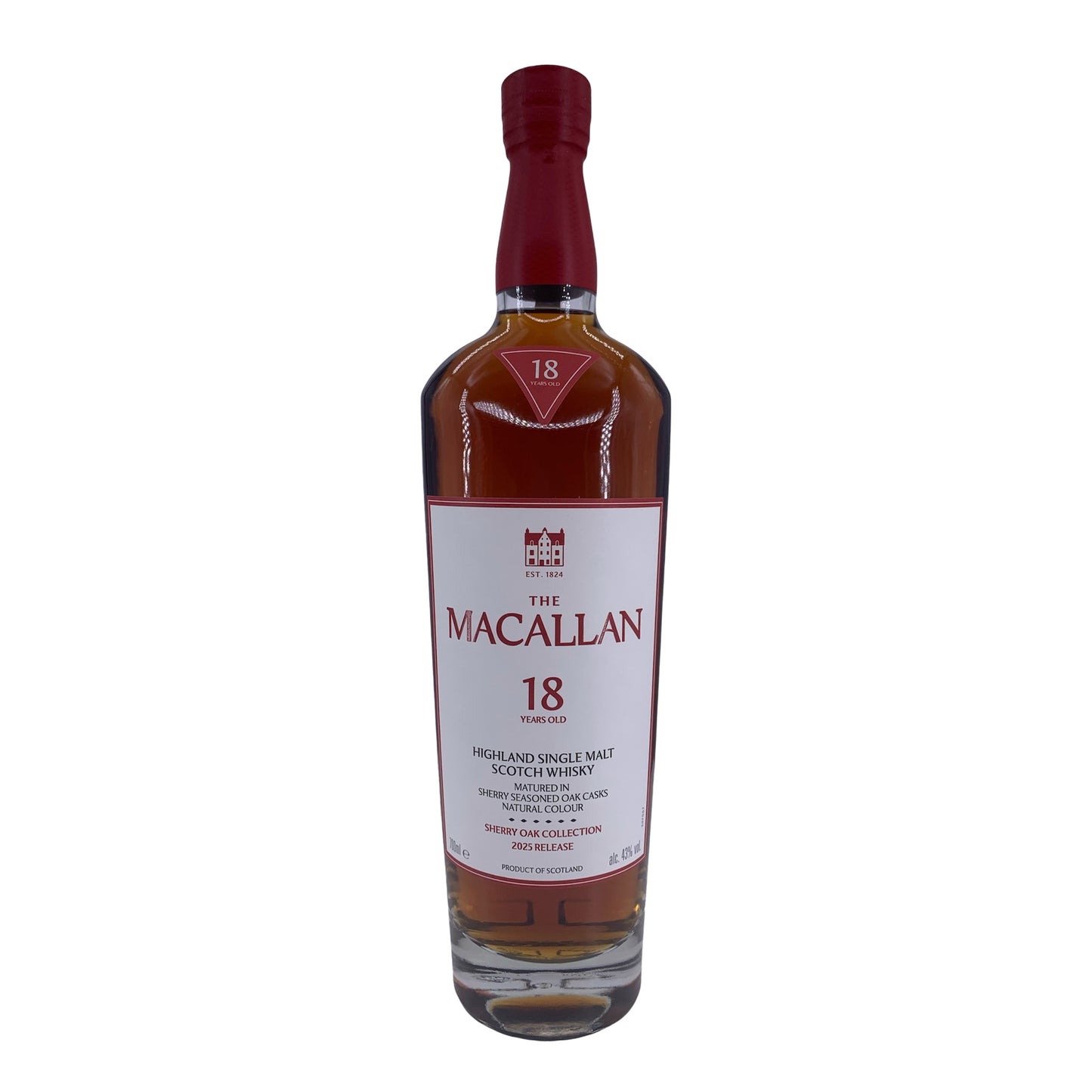 Macallan 18 Years Sherry Oak Single Malt 43% 700ml